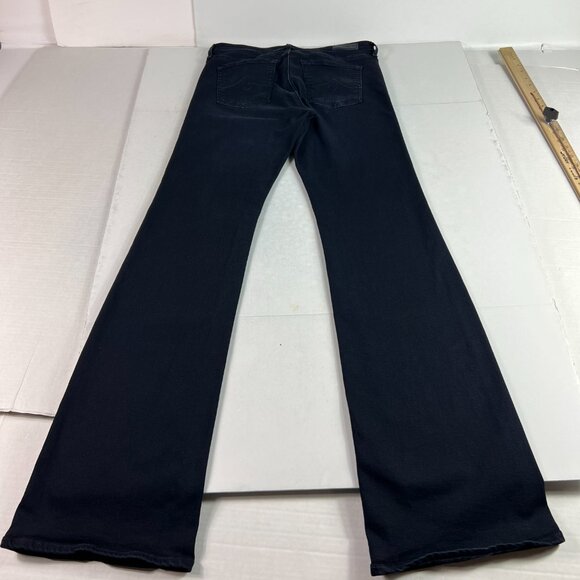 Adriano Goldschmid Jean Womens 30x33* Angel Boot Cut Low Rise Blue Denim Tag 29R - Picture 9 of 16